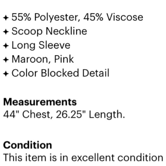 Divided H&M pink black marled long sleeve pullover sweater large - Picture 3 of 5